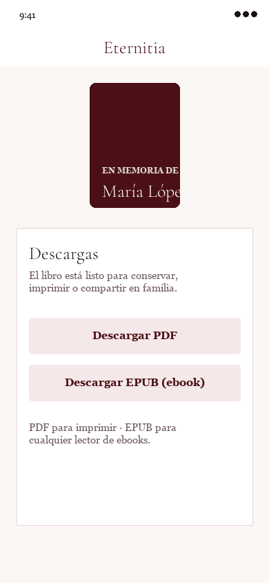 Exportar PDF y EPUB